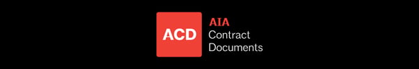 AIA Contract Documents Horizontal Black Footer